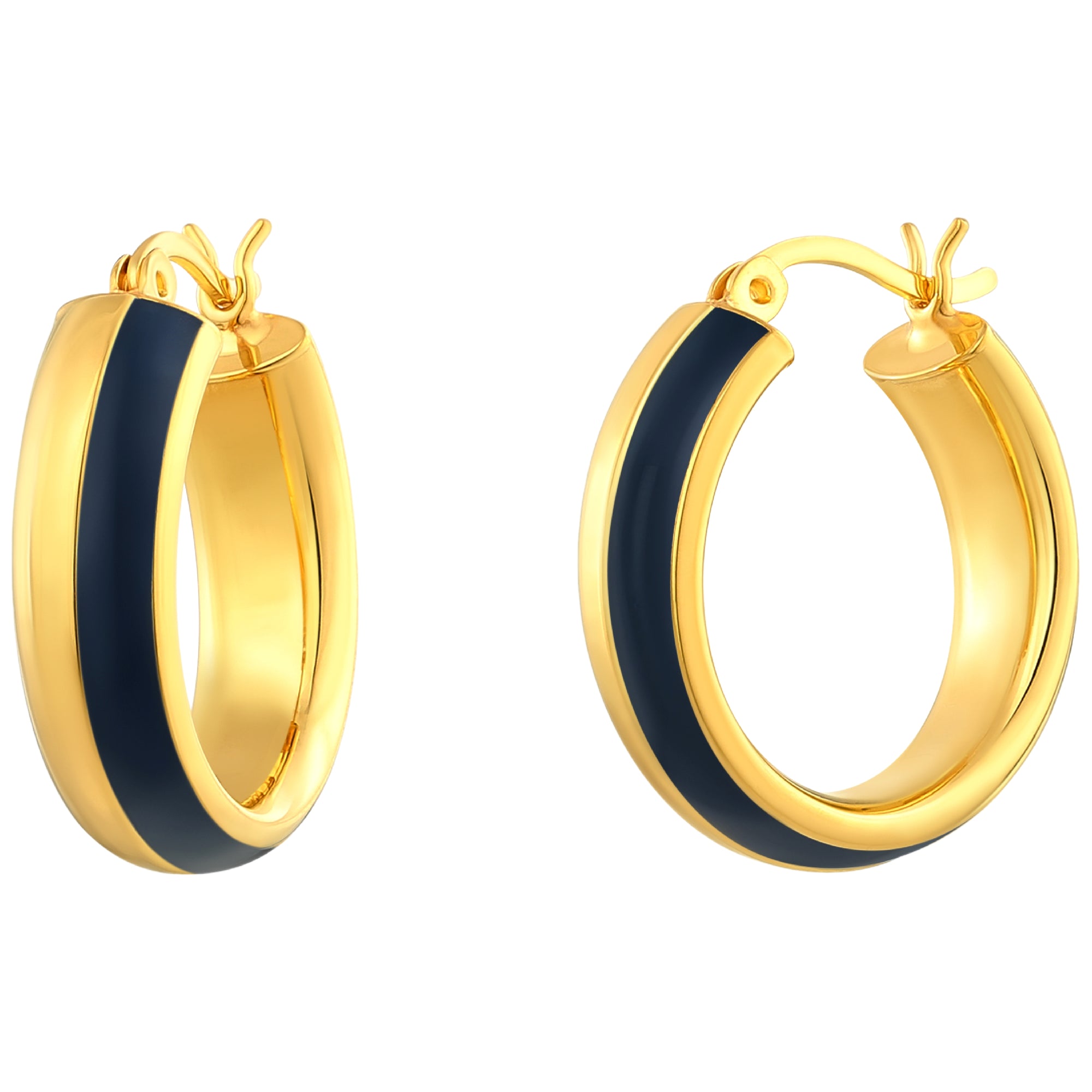 925 STERLING SILVER EARRINGS WITH ENAMEL