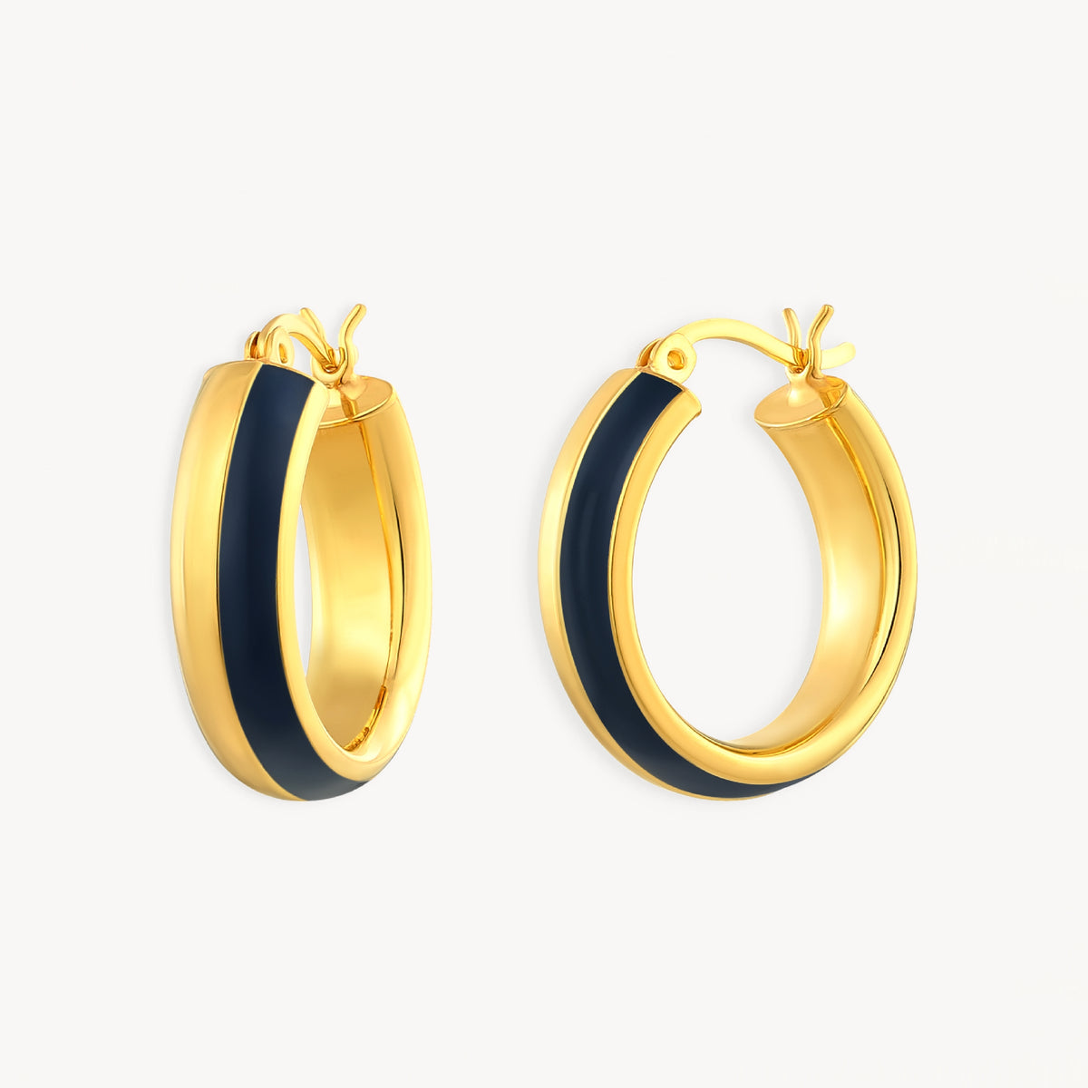 925 STERLING SILVER EARRINGS WITH ENAMEL