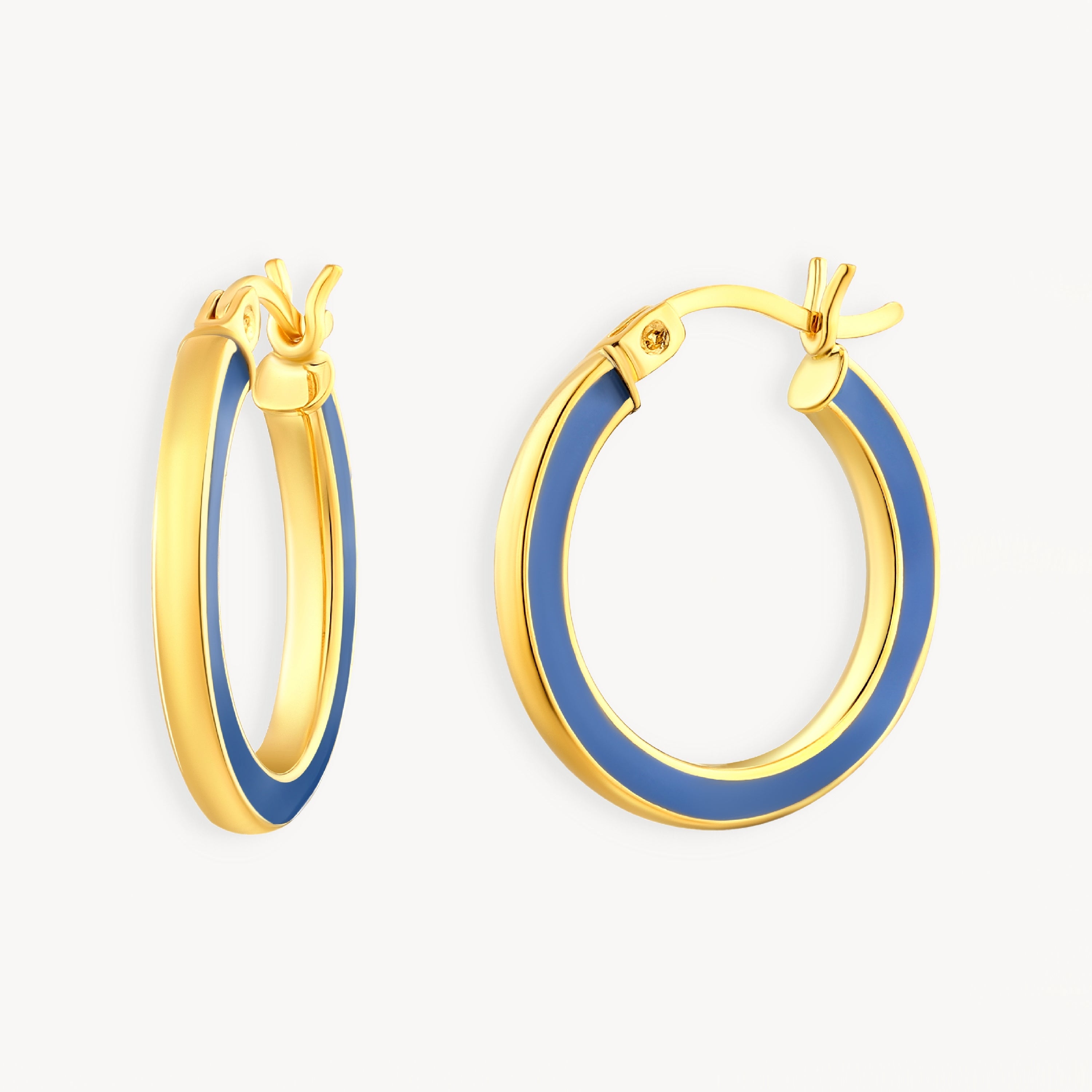 925 STERLING SILVER EARRINGS WITH ENAMEL