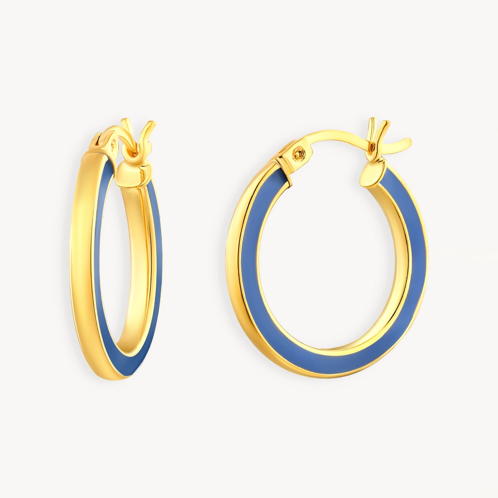 925 STERLING SILVER EARRINGS WITH ENAMEL