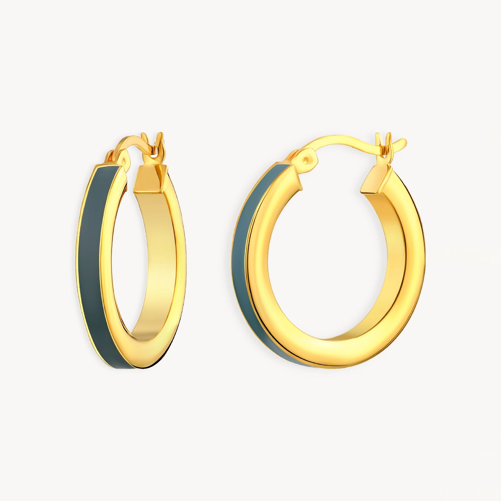 925 STERLING SILVER EARRINGS WITH ENAMEL