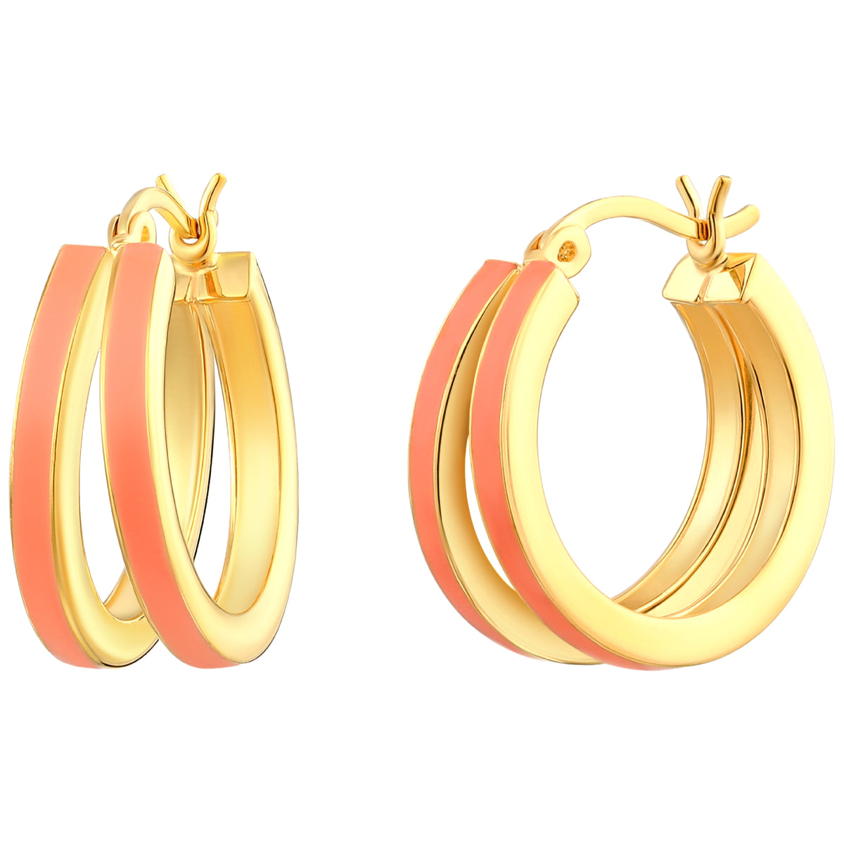 925 STERLING SILVER EARRINGS WITH ENAMEL