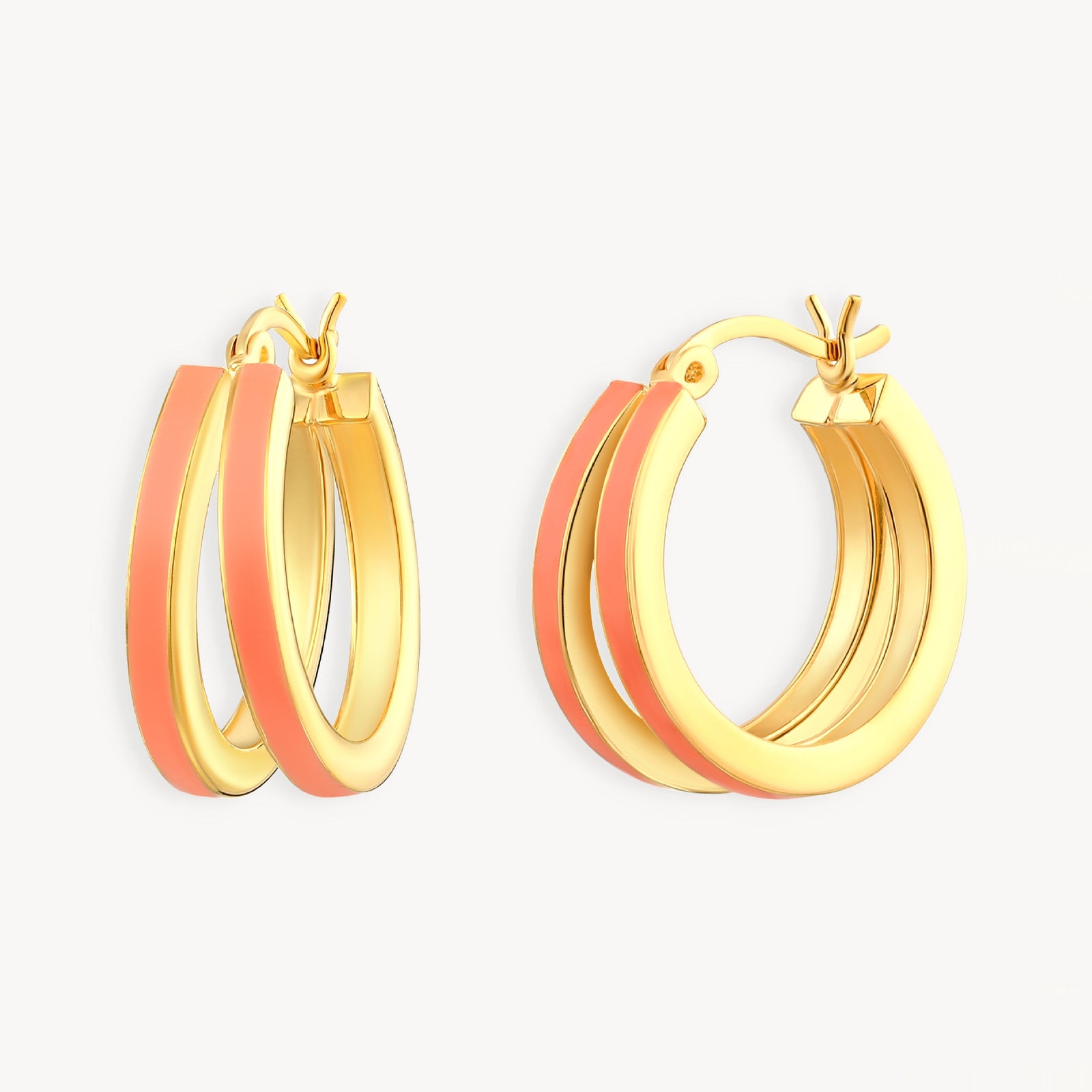 925 STERLING SILVER EARRINGS WITH ENAMEL