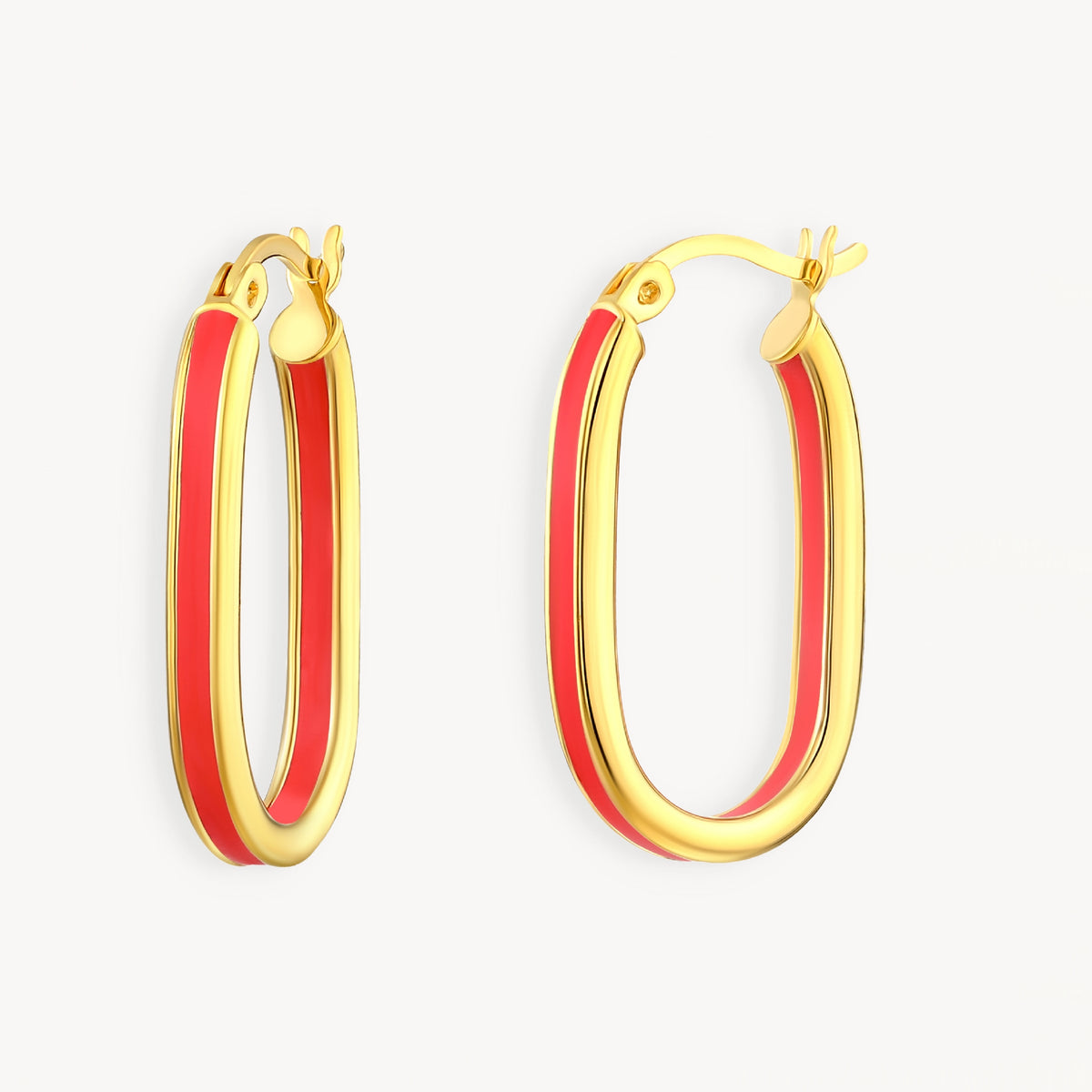 925 STERLING SILVER EARRINGS WITH ENAMEL