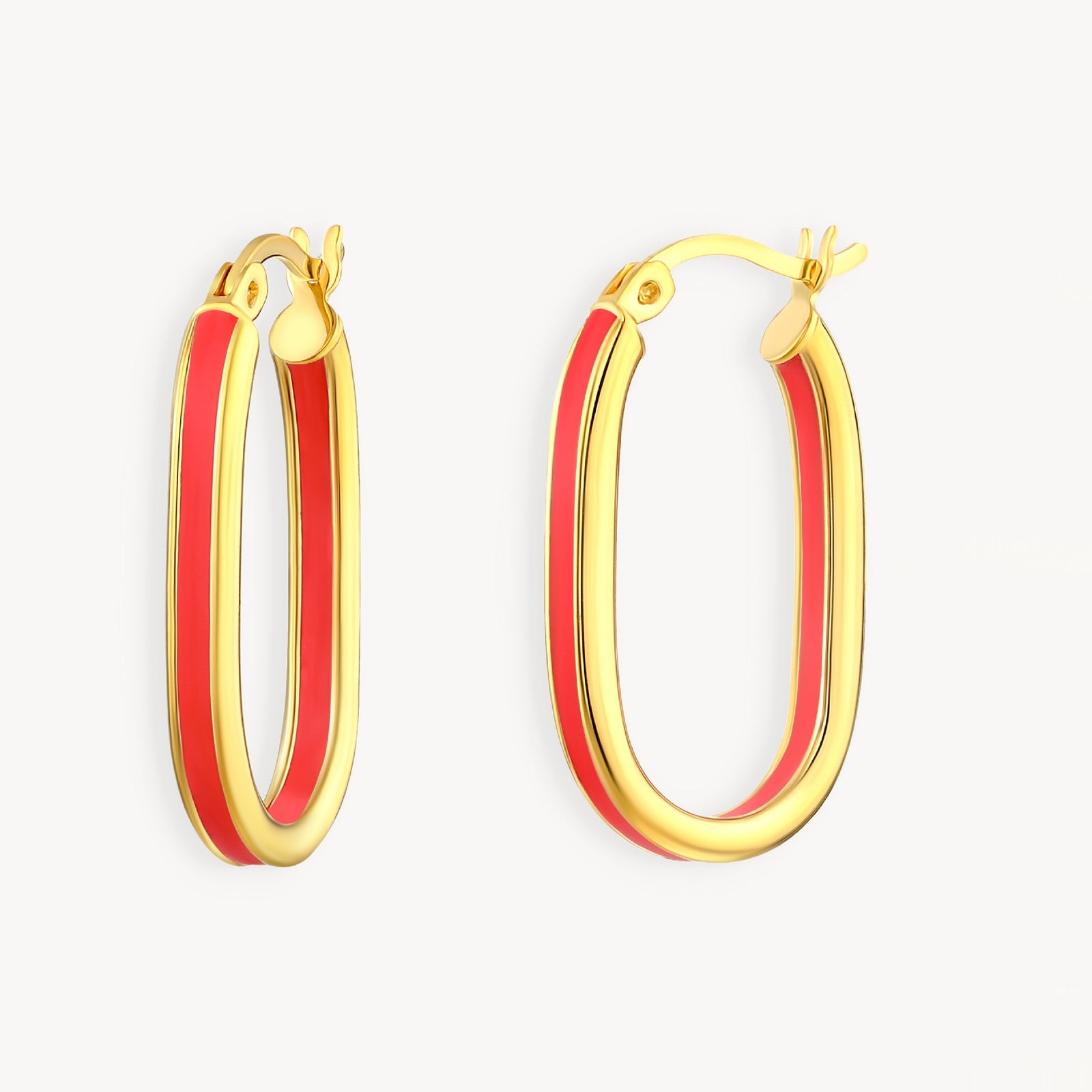 925 STERLING SILVER EARRINGS WITH ENAMEL