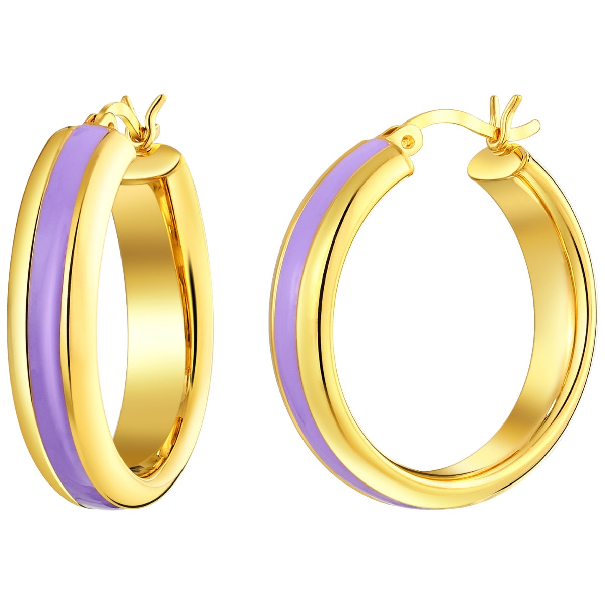 925 STERLING SILVER EARRINGS WITH ENAMEL