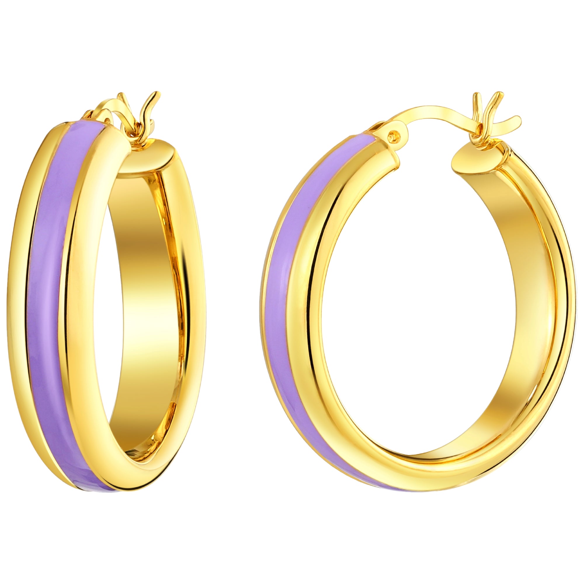 925 STERLING SILVER EARRINGS WITH ENAMEL