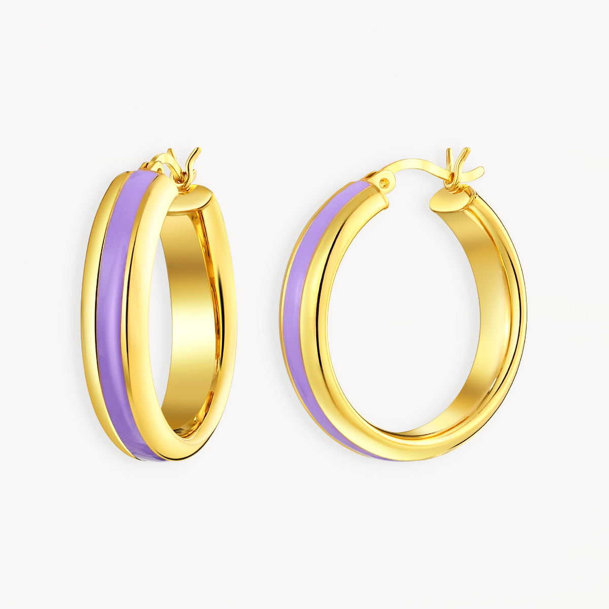 925 STERLING SILVER EARRINGS WITH ENAMEL