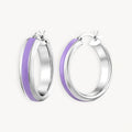 925 STERLING SILVER EARRINGS WITH ENAMEL