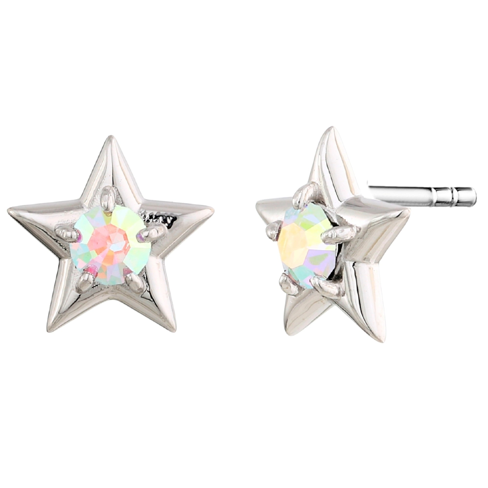 925 STERLING SILVER STAR STUD EARRINGS