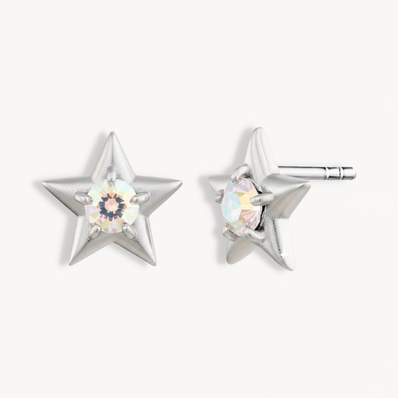 925 STERLING SILVER STAR STUD EARRINGS