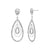 925 STERLING SILVER DANGLE DROP EARRINGS