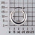 925 STERLING SILVER BACK TO BACK BOLD HALF MOON SHAPE HOOP EARRINGS F15907