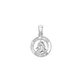 925 STERLING SILVER 12.0 MM. SAINT ANTHONY PENDANT F19380