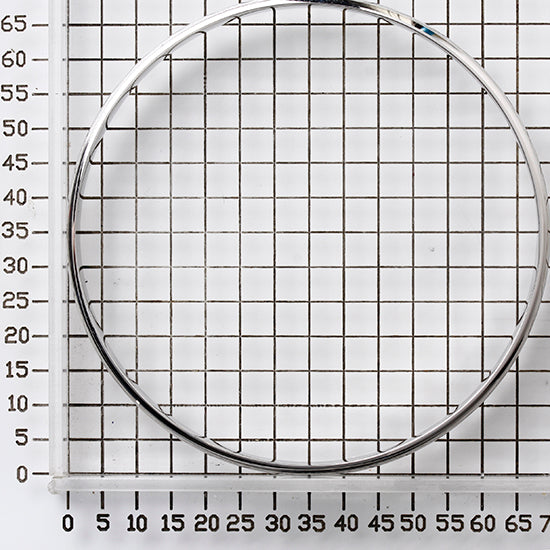 925 STERLING SILVER CLASSIC HALF ROUND SLIP ON BANGLE