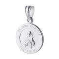 925 STERLING SILVER 12.0 MM. SAINT JUDE THADDEUS PENDANT F36192