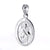 925 STERLING SILVER 15.0 MM. OVAL SAINT JUDE THADDEUS PENDANT F36306