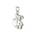 925 STERLING SILVER PENDANT CUTE LITTLE BEAR 20.0 MM. F39182