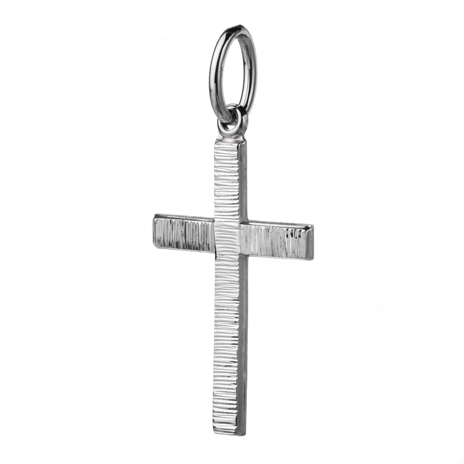 925 STERLING SILVER CLASSIC CROSS PENDANT 30.0 MM.