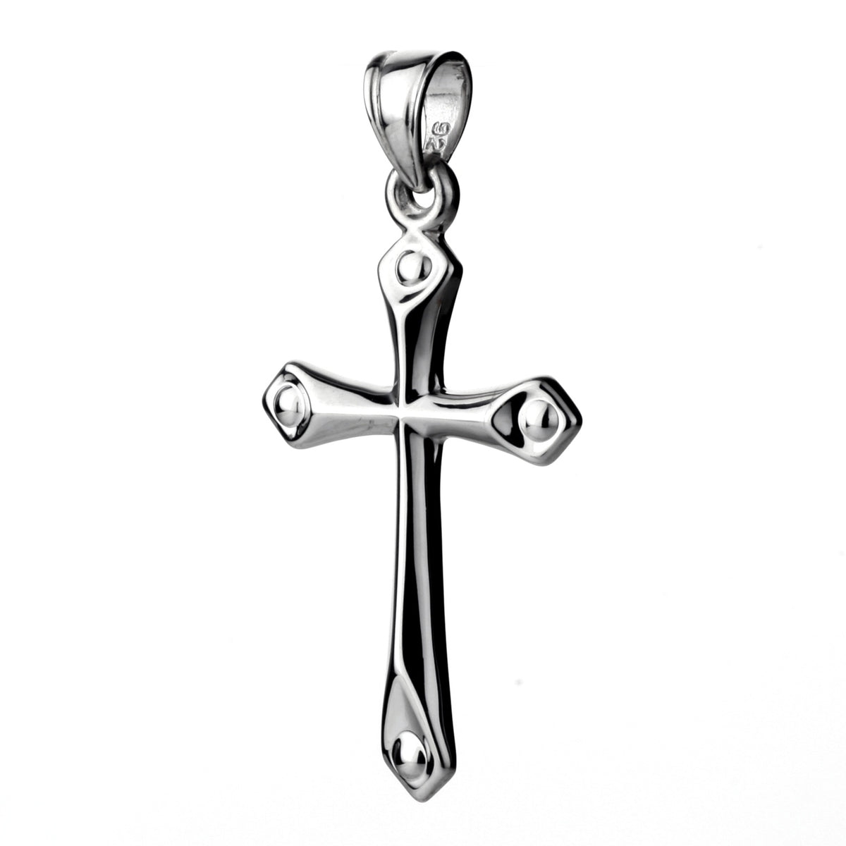 925 STERLING SILVER CLASSIC CROSSS PENDANT 25.0 MM. F44160