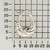 925 STERLING SILVER BACK TO BACK WAVY CURL HOOP CREOLE EARRINGS  F47133   