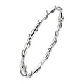 925 STERLING SILVER WRAPPED IN VINES HINGED BANGLE