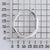 925 STERLING SILVER 25.0 MM. DOUBLE HALF ROUND TUBE HOOP EARRINGS F47968