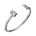 925 STERLING SILVER CUTE BEAR CUFF BANGLE