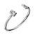 925 STERLING SILVER CUTE BEAR CUFF BANGLE