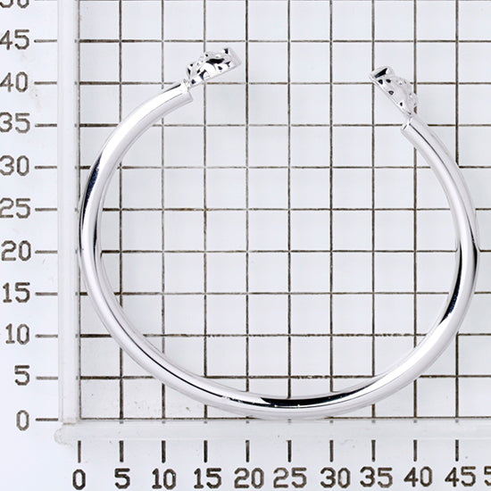 925 STERLING SILVER CUTE BEAR CUFF BANGLE