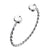 925 STERLING SILVER CLASSIC BALL CORRUGATE CUFF BANGLE