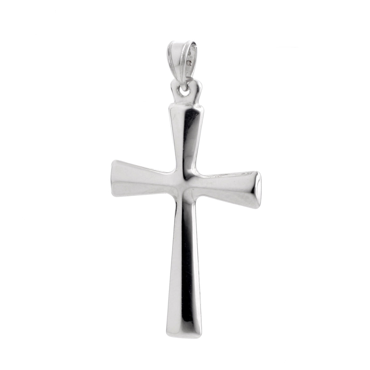 925 STERLING SILVER CLASSIC CROSS PENDANT 30.0 MM. F49696