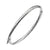 925 STERLING SILVER CLASSIC CORRUGATE HINGED BANGLE