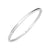 925 STERLING SILVER CLASSIC ROUND SLIP ON BANGLE F52406