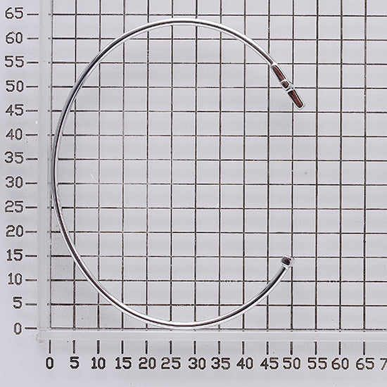 925 STERLING SILVER FASHION SLIP ON BANGLE BRACELET F58740