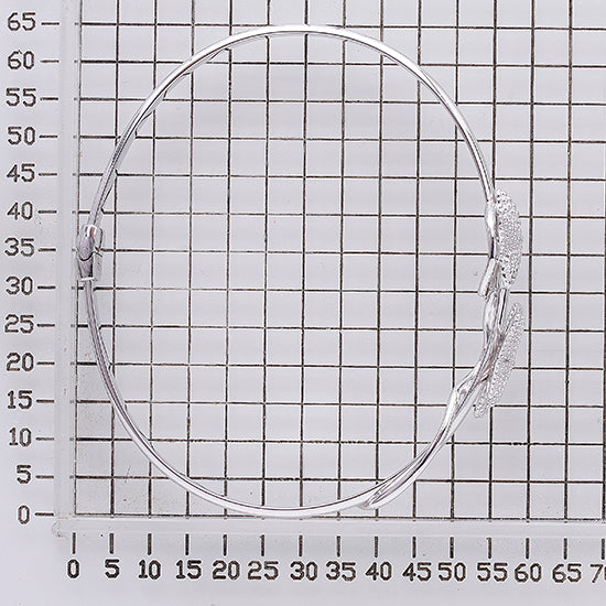 925 STERLING SILVER SEA LIFE HINGED BANGLE BRACELET