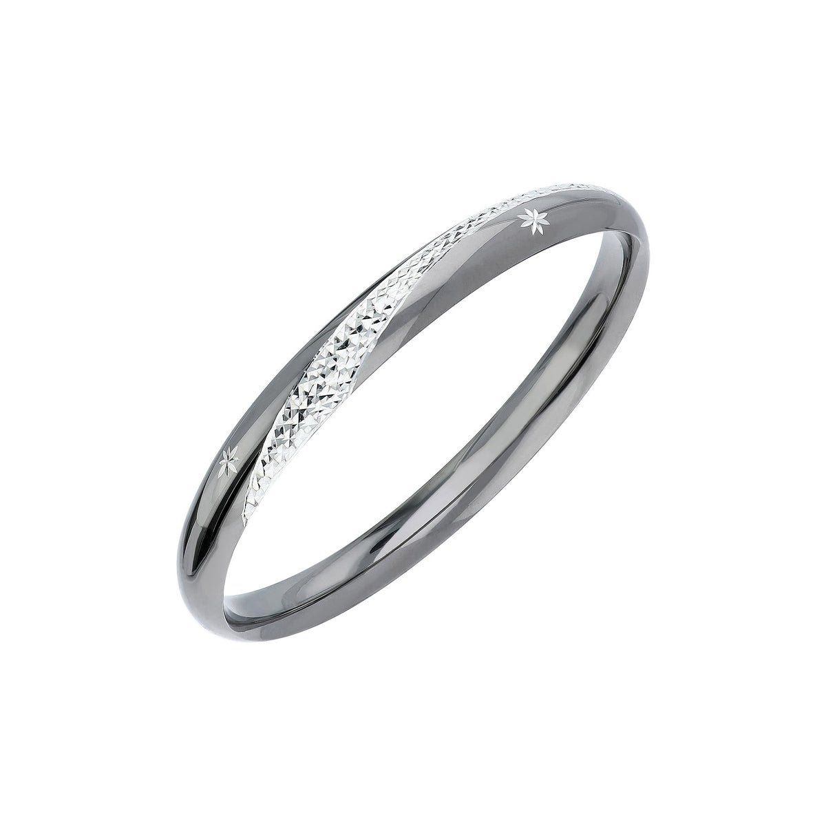 925 STERLING SILVER TWAILIGHT SLIP ON BANGLE F59021