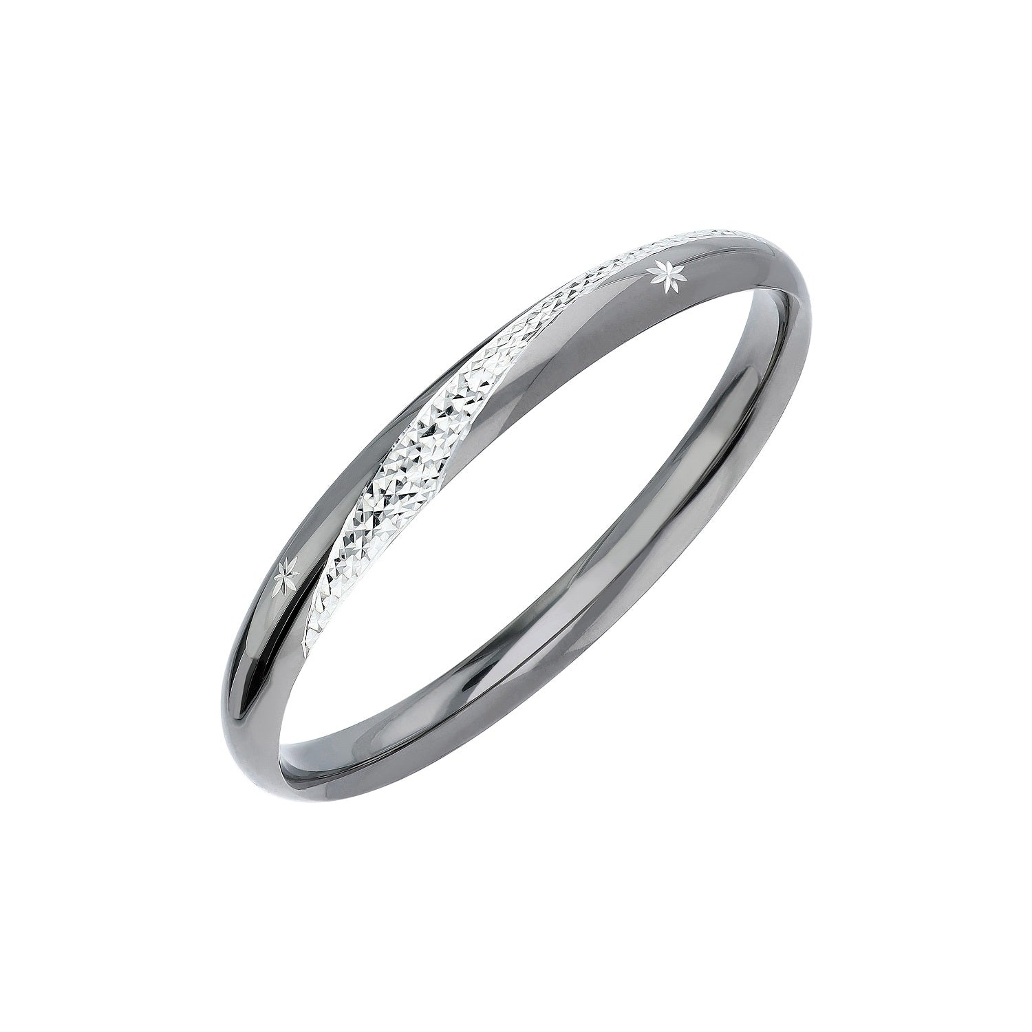 925 STERLING SILVER TWAILIGHT SLIP ON BANGLE F59021