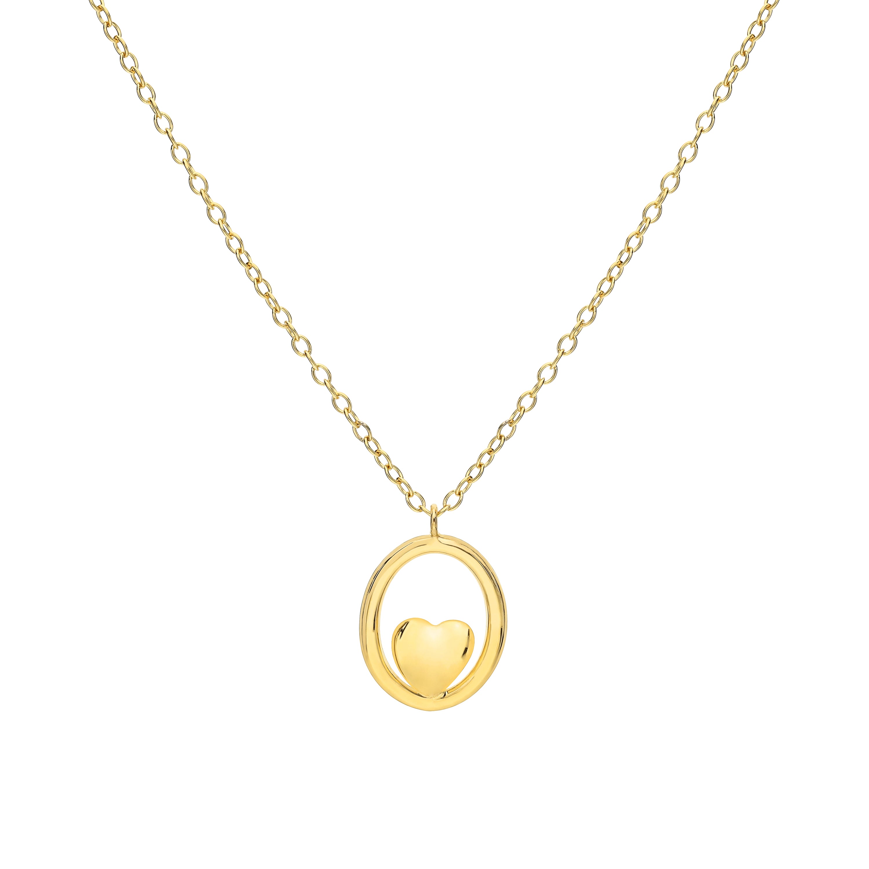 925 STERLING SILVER LIGHT WEIGHT HEART PENDANT