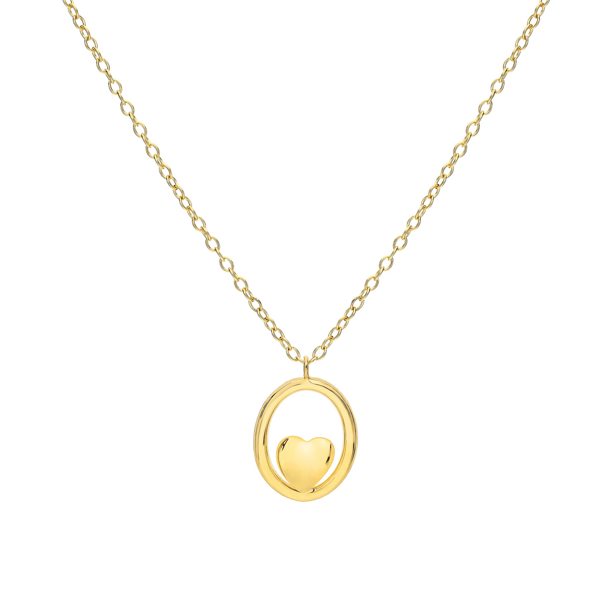 925 STERLING SILVER LIGHT WEIGHT HEART PENDANT