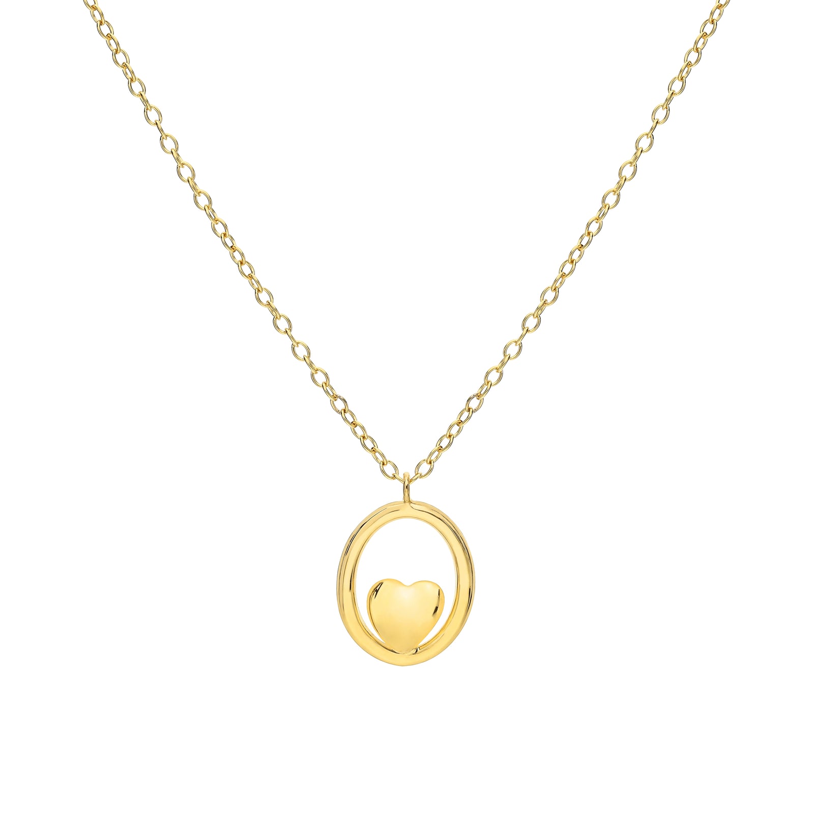 925 STERLING SILVER LIGHT WEIGHT HEART PENDANT