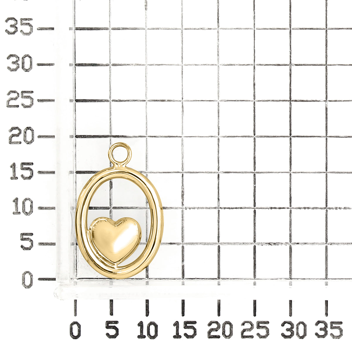 925 STERLING SILVER LIGHT WEIGHT HEART PENDANT