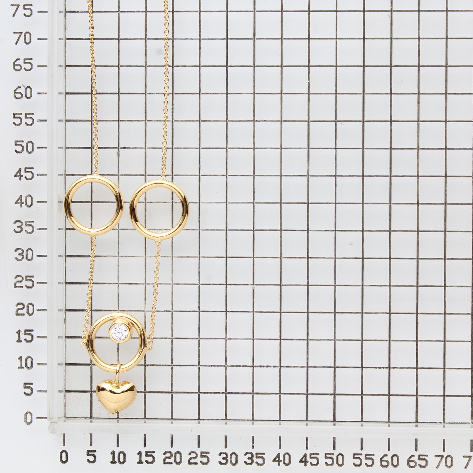 925 STERLING SILVER LIGHT WEIGHT HEART CHAIN BRACELET