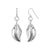 925 STERLING SILVER DANGLED CONCH EARRINGS F68326