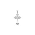 925 STERLING SILVER ANTIQUE CROSS PENDANT 25.0 MM. F68618