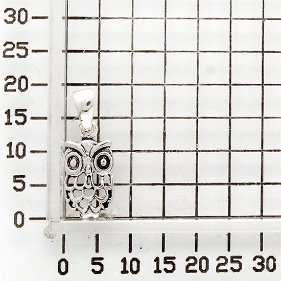 925 STERLING SILVER OWL TINY PENDANT F71362