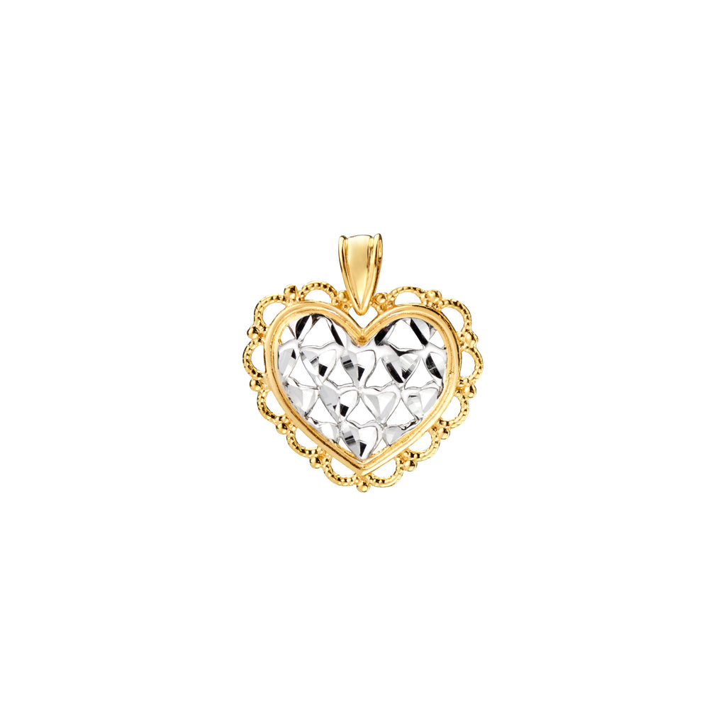 925 STERLING SILVER MULTI-HEART PENDANT