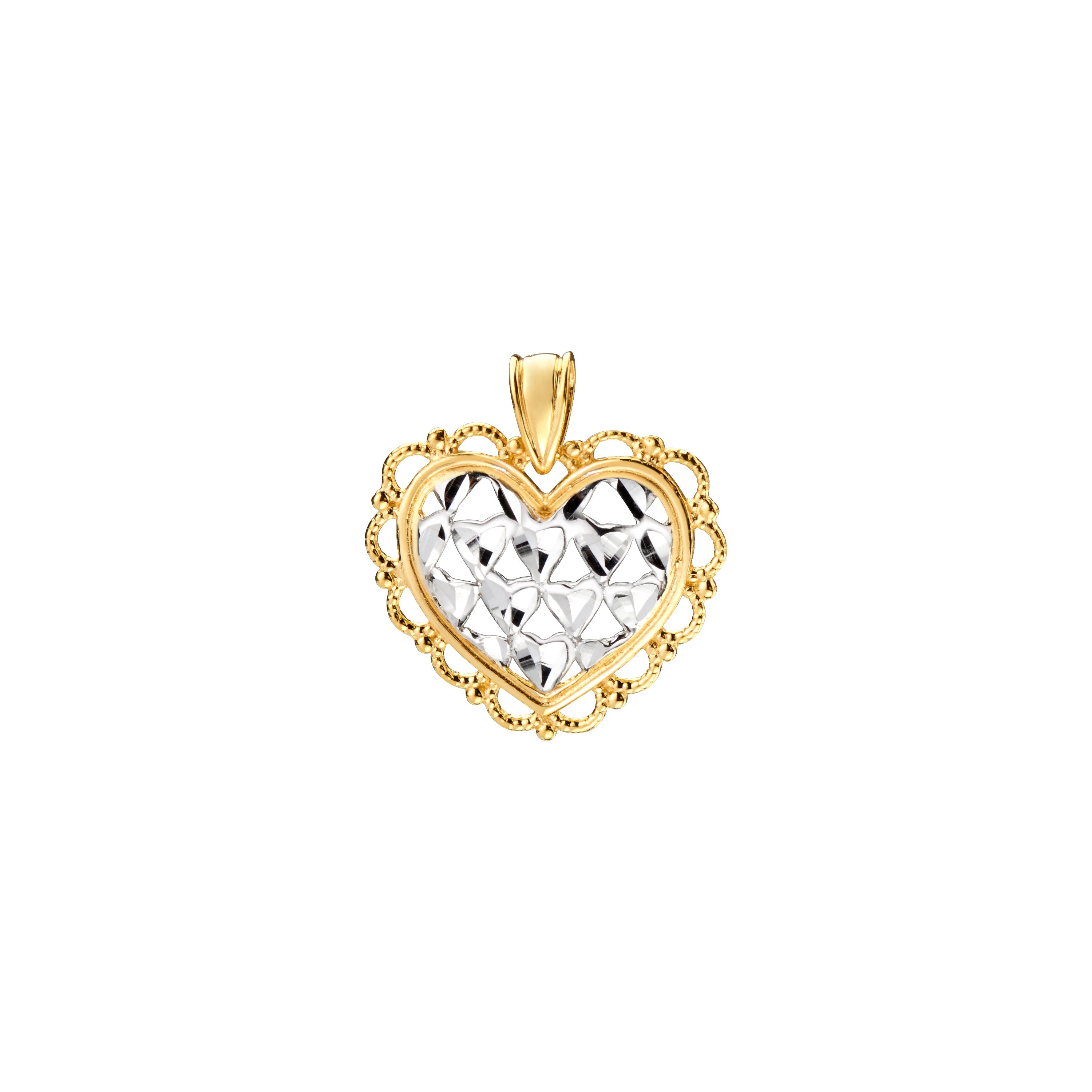 925 STERLING SILVER MULTI-HEART PENDANT
