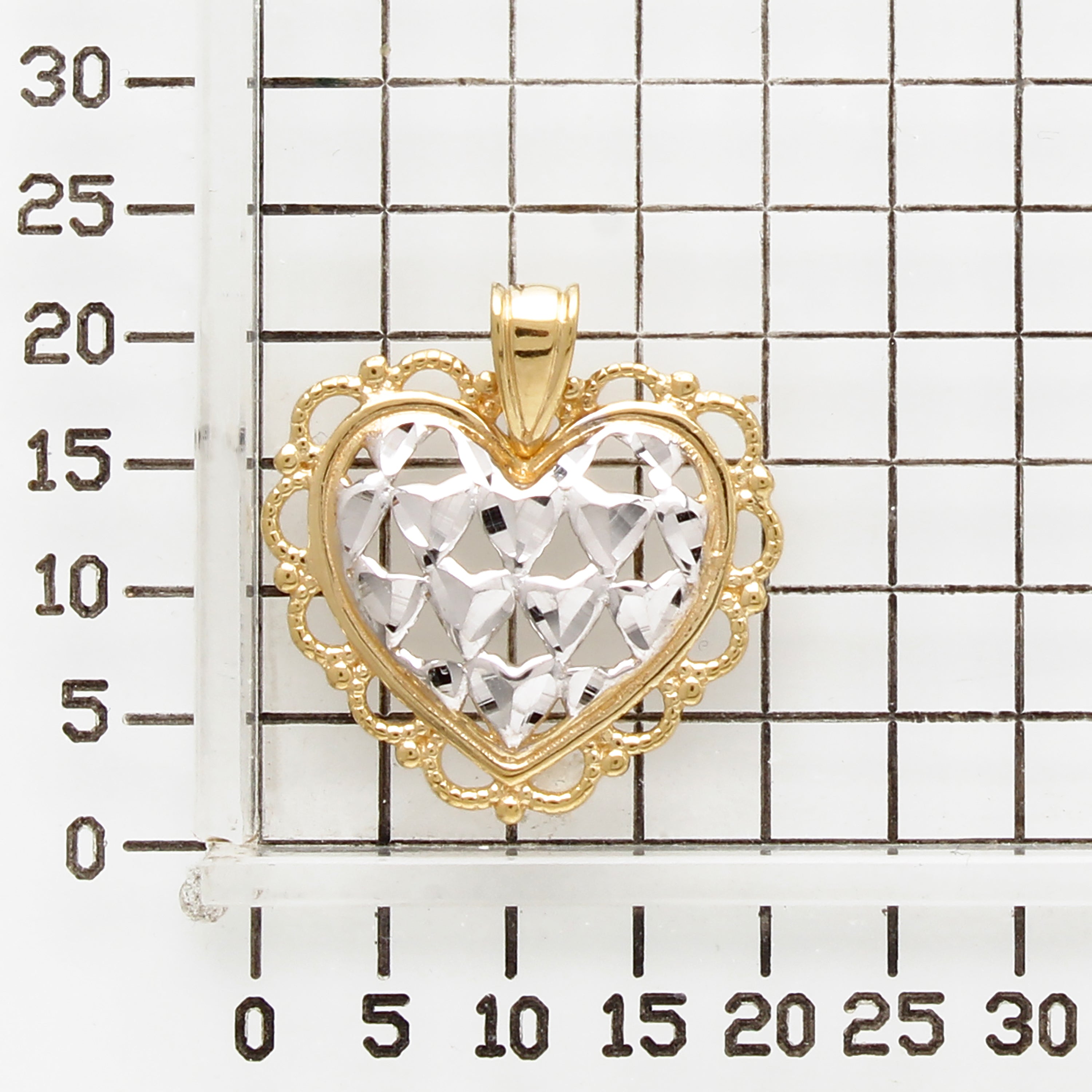 925 STERLING SILVER MULTI-HEART PENDANT