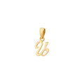 925 STERLING SILVER LITTLE "U" PENDANT F75669